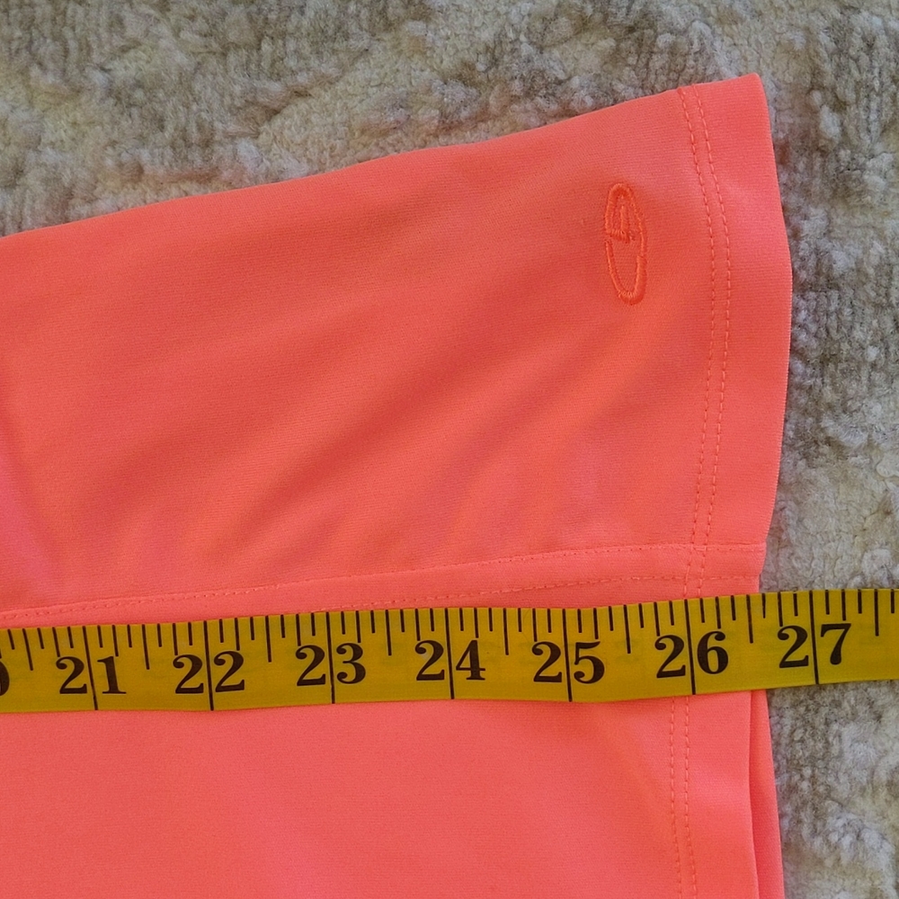 C9 by Champion Pleated V Neck Athletic Workout Top XXL Tangerine - Picture 10 of 11